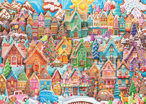 Christmas Cookie Village 1000 pc Puzzle