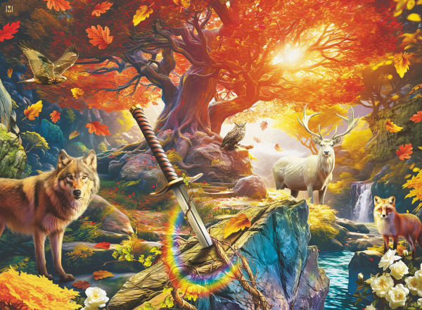 Excalibur Forest 500 Piece Puzzle