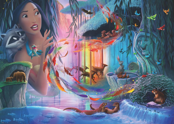 Disney Castles Pocahontas 1000 Piece Puzzle