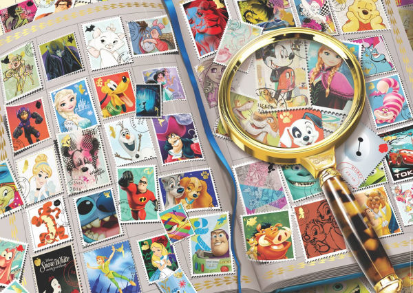 Disney Stamp Album 1000 Piece Puzzle