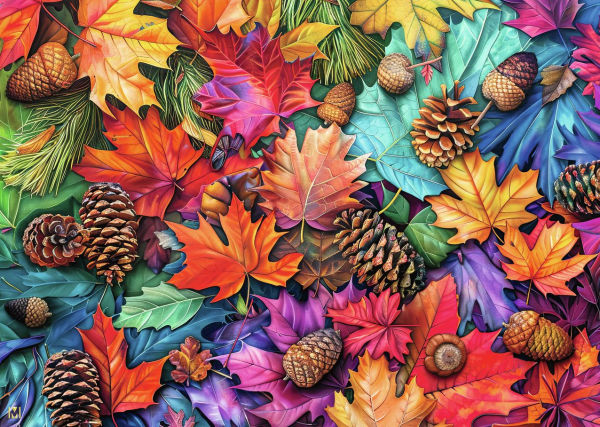 Autumun Riches 500 Piece Large Format Puzzle