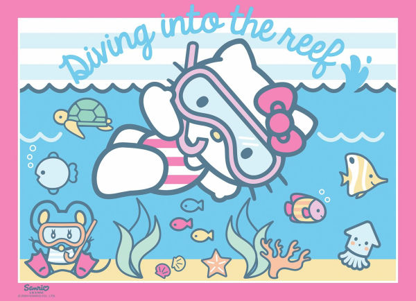 Hello Kitty 4 x 100 Piece Puzzles