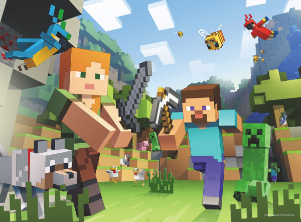 Minecraft 100 Piece Puzzle