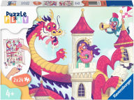 Title: 3D Puzzle & Play: The Donut Dragon 2 x 24 pc puzzle