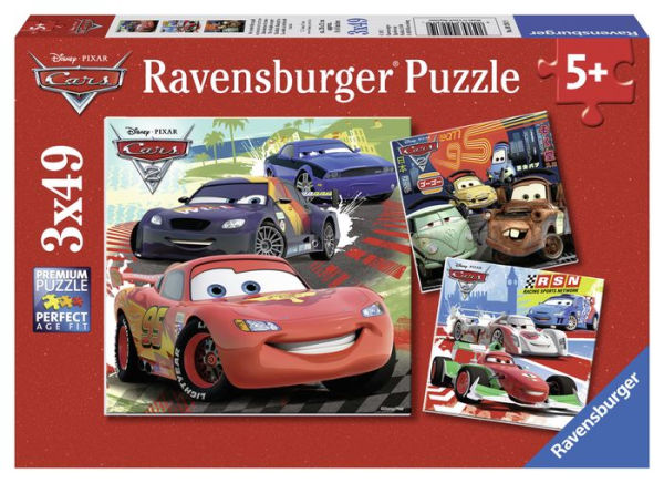 Disney Cars Worldwide Racing Fun 3x49 pc puzzle