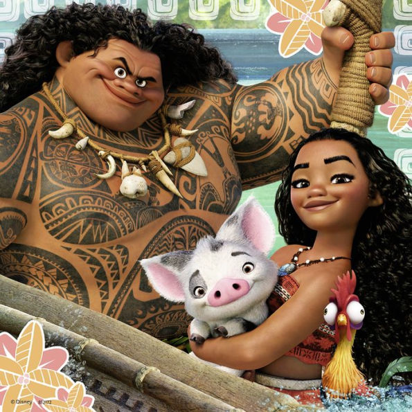 Ravensburger Disney Moana - Born to Voyage 49 Piece Jigsaw Puzzle - Pack of 3