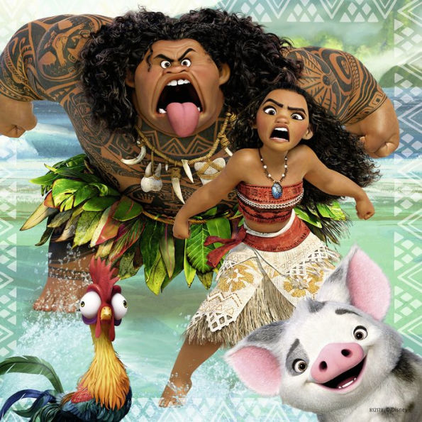 Ravensburger Disney Moana - Born to Voyage 49 Piece Jigsaw Puzzle - Pack of 3