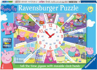 Peppa Pig Tell the Time 60 Piece Puzzle