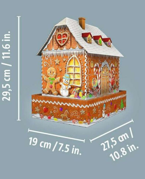 3D Jigsaw Puzzle - Gingerbread House