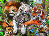 Alternative view 2 of Ravensburger Big Cat Nap 200 Piece Jigsaw Puzzle