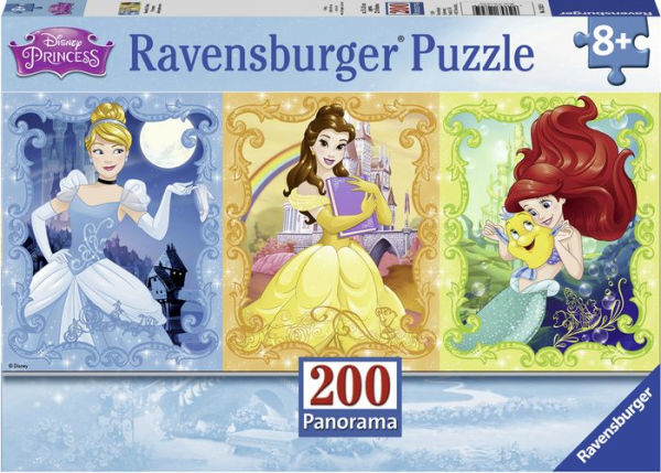 Beautiful Disney Princess 200 Piece Panorama Puzzle