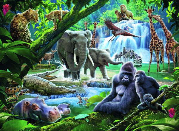Jungle Animals 100 piece Puzzle