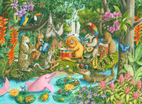 Alternative view 2 of Rainforest River Band 100 pc puzzle