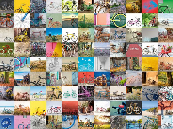 99 Bicycles 1500 Piece Jigsaw Puzzle