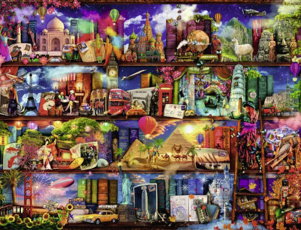 2000 Piece World of Books