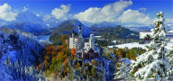 Title: Neuschwanstein Castle 2000 Piece Panorama Puzzle