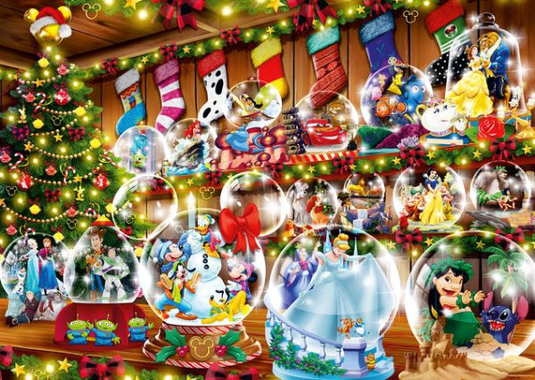 Disney Snow Globes 1000 piece puzzle