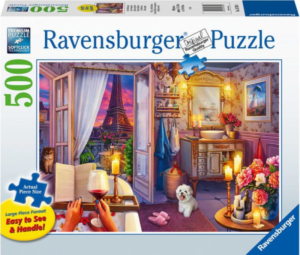 Cozy Bathroom 500 pc large format puzzle