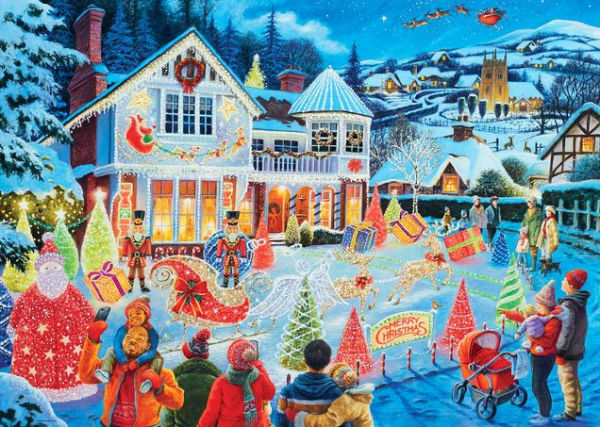 Michael Storrings Christmas Tree Farm 1000 Piece Foil Puzzle