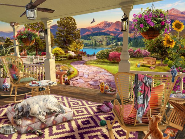 Cozy Front Porch 750 pc large format puzzle