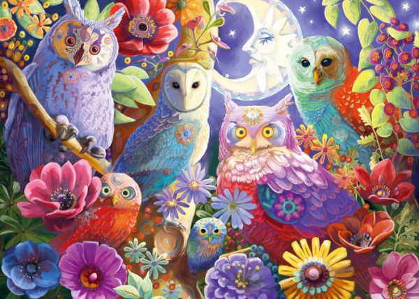 Night Owl Hoot 300 pc large format puzzle