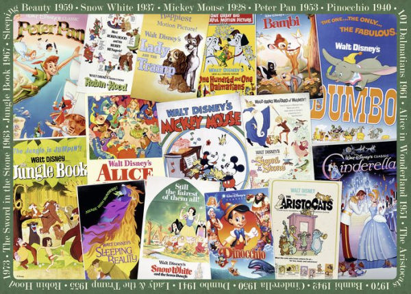 Disney Vintage Movie Posters 1000 pc Puzzle