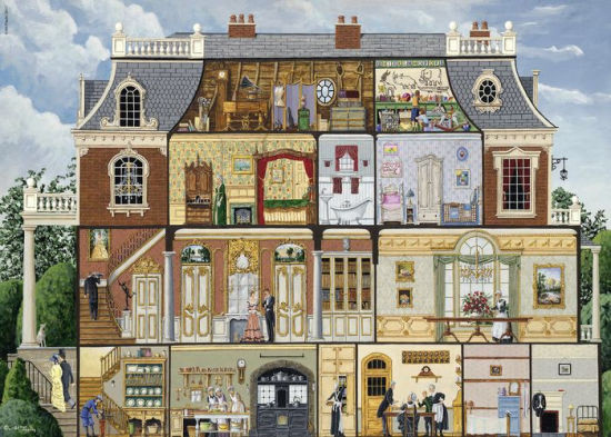 Upstairs Downstairs 1000 Piece Jigsaw Puzzle By Ravensburger Barnes Noble