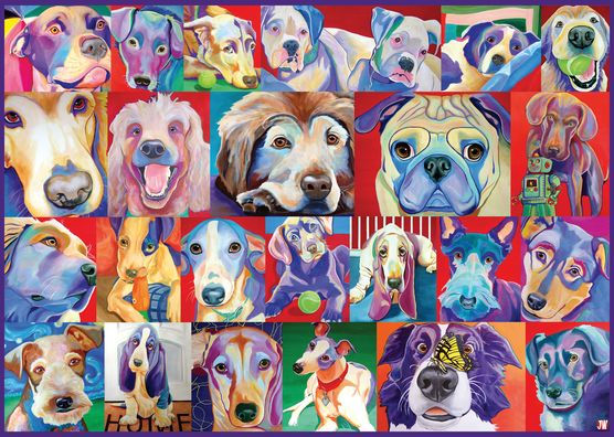 Puzzle Dogs - Collage, 1 000 pieces