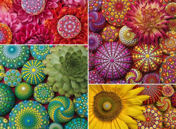 Elspeth McLean: Mandala Blooms 500 pc puzzle