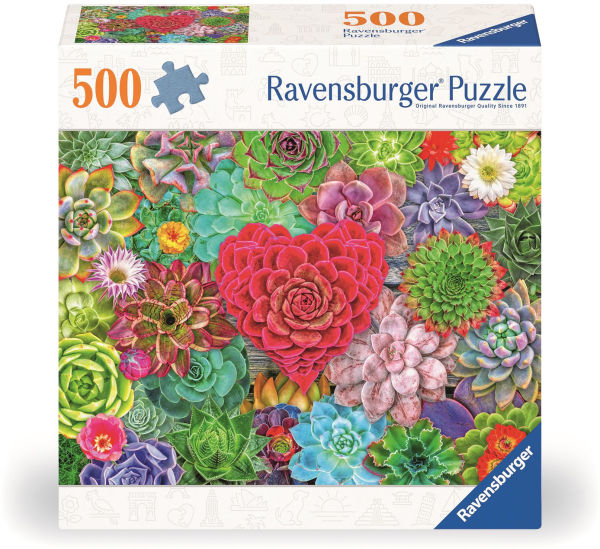 For the Love of Succulents 500 pc puzzle