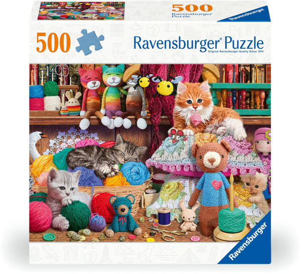 Knitty Kitties 500 pc puzzle