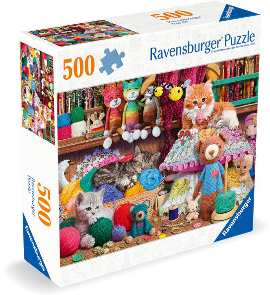 Knitty Kitties 500 pc puzzle