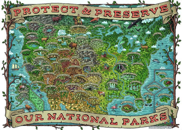 Protect & Preserve USA 1000pc Puzzle