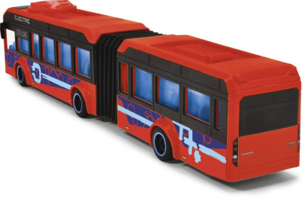 Volvo articulated bus with steering and opening doors