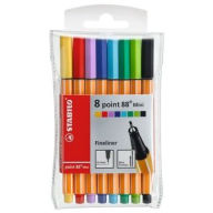 STABILO point 88 Pen Mini Wallet Set, 8-Color