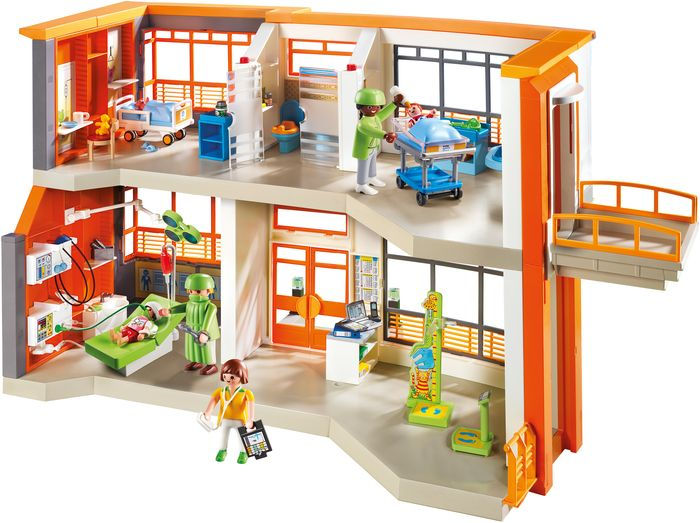 playmobil furnished children's hospital  4008789066572
