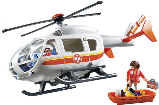 playmobil emergency helicopter