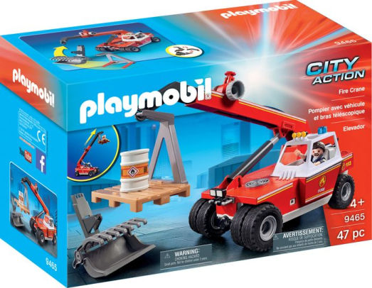 playmobil fire car