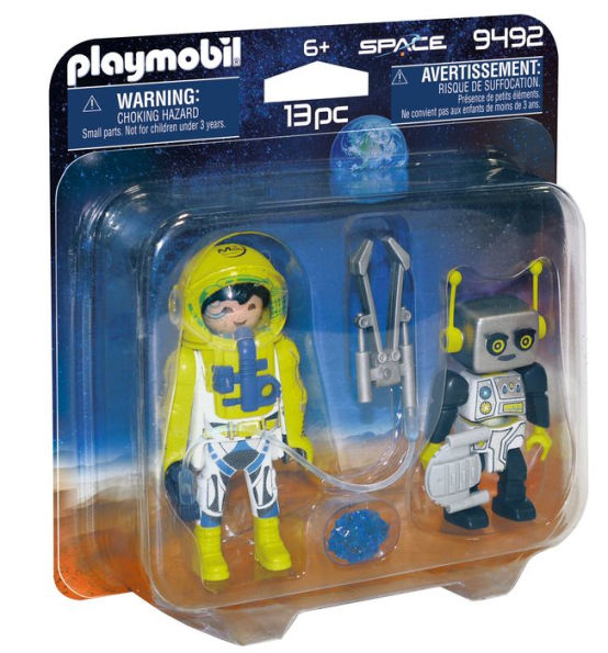 Playmobil Astronaut and Robot Duo Pack