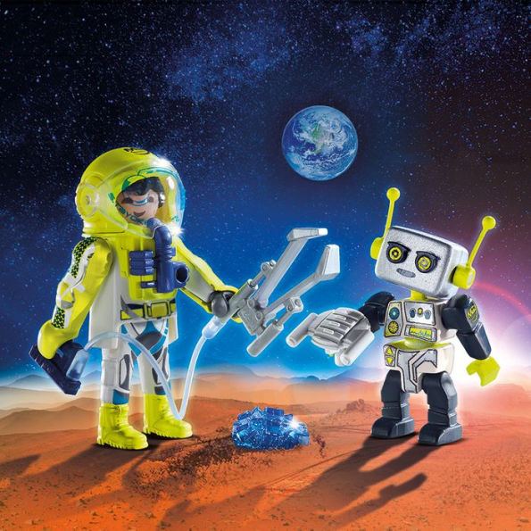 Playmobil Astronaut and Robot Duo Pack