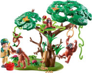 Alternative view 1 of PLAYMOBIL Orangutans with Tree