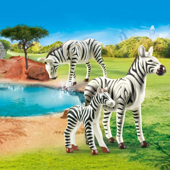 PLAYMOBIL Zebras with Foal