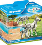 Alternative view 3 of PLAYMOBIL Zebras with Foal