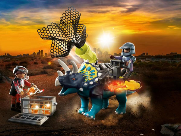 PLAYMOBIL Triceratops: Battle for the Legendary Stones