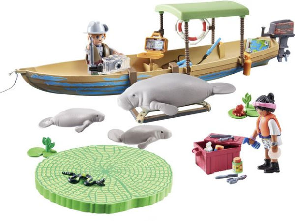 PLAYMOBIL Wiltopia Boat Trip to the Manatees