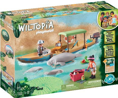 PLAYMOBIL Wiltopia Boat Trip to the Manatees