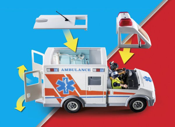 Playmobil City Ambulance with Lights and Sound - Imagination Toys