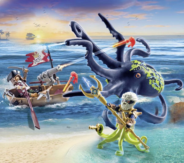 PLAYMOBIL Battle with a Giant Octopus