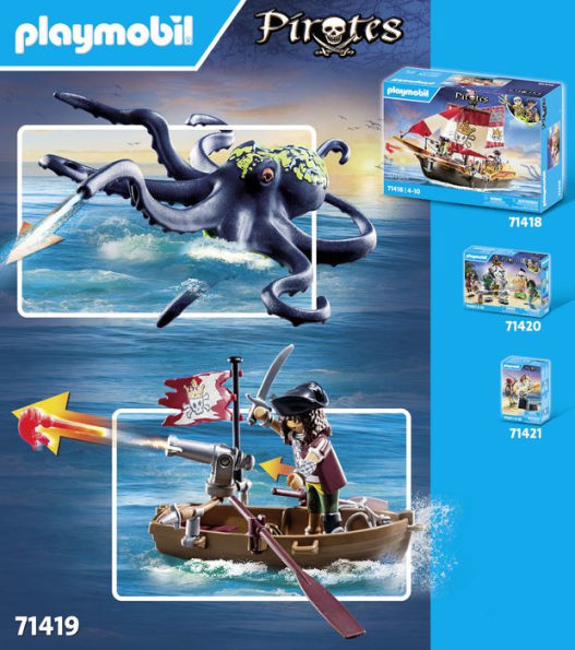 PLAYMOBIL Battle with a Giant Octopus