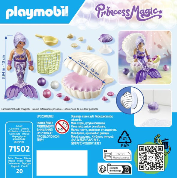 PLAYMOBIL Mermaid with Pearl Seashell